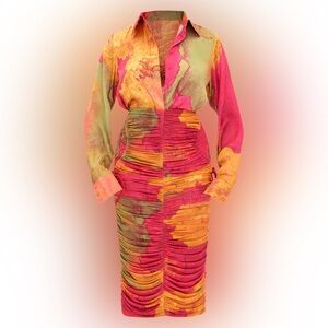 ANDREA IYAMAH TAKA MESH MIDI SKIRT, NWT, M, MSRP $270